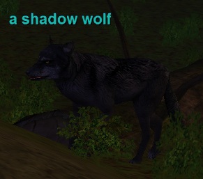 a shadow wolf
